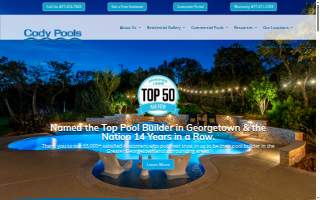 Cody Pools website
