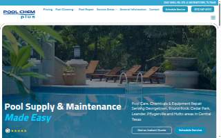 Pool Chem Plus website