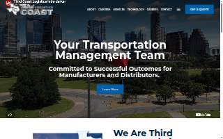 Third Coast Logistics website