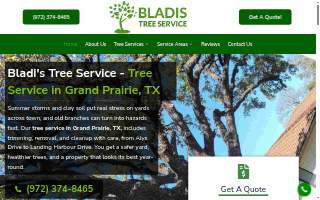 Bladi's Tree Service website