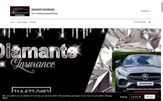 Diamante Insurance website
