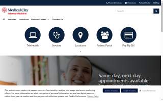 Medical City Internal Medicine - Grand Prairie website