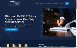 Asap Pro Notary Services website