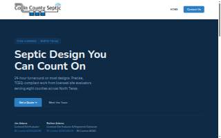 Collin County Septic Design & Evaluation website