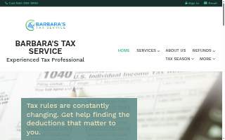 Barbara's Tax Service Operated by BTS Tax LLC website