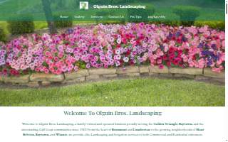Olguin Bros. Landscape and Irrigation website