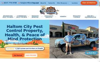Critter Stop website