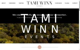 Tami Winn Events website