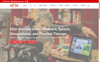 Elite Therapy Center website