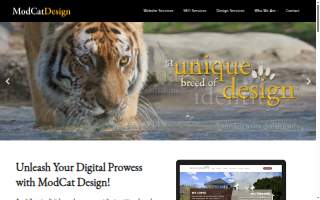 ModCat Design of Harker Heights website