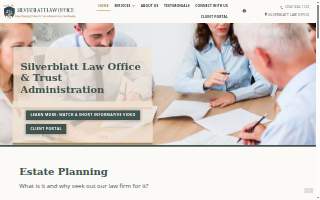 Silverblatt Law Office & Trust Services website