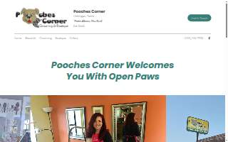 Pooches Corner website