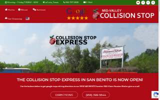 The Collision Stop website
