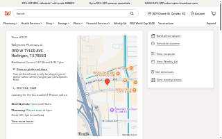 Walgreens Pharmacy website
