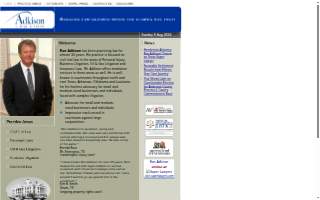 Adkison Law FIrm website