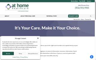At Home Healthcare Henderson - Adult Care website