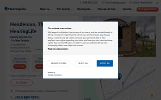 HearingLife of Henderson TX website