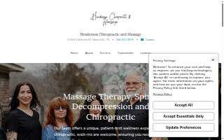 Henderson Chiropractic and Massage, Timothy Henderson DC website