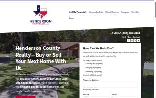 Henderson County Realty, LLC website