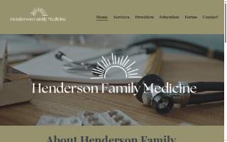 Henderson Family Medicine website