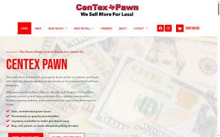 CenTex Pawn website