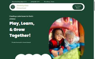 Divinity Kids Preschool website