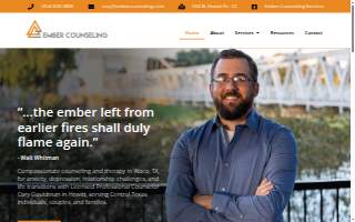 Ember Counseling Services website
