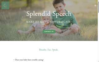 Splendid Speech Therapy website