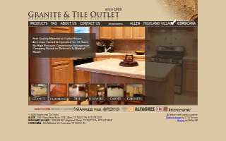 Granite & Tile Outlet website