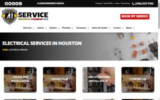 A1 Plus Electrical, Plumbing and Air Conditioning Repair website