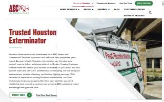 ABC Home & Commercial Services of Houston website