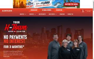 AIRTEAM Heating & Cooling website