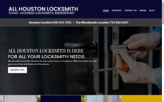 All Houston Locksmith website