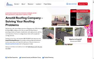 Amstill Roofing website