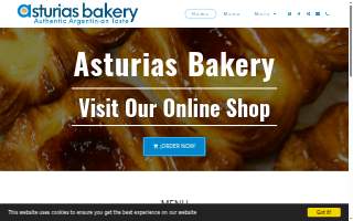 Asturias Bakery Café website