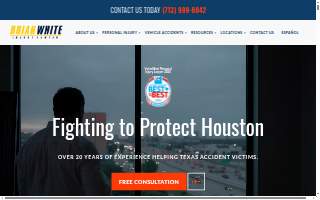 Attorney Brian White Personal Injury Lawyers website