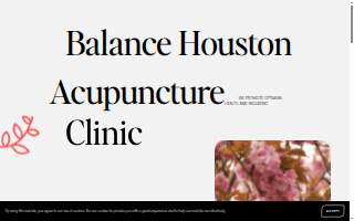 Balance Houston Acupuncture Clinic website