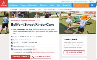 Bellfort Street KinderCare website