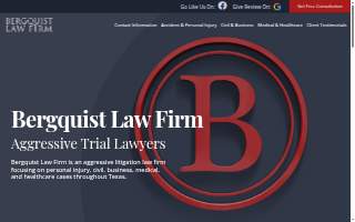 Bergquist Law Firm website