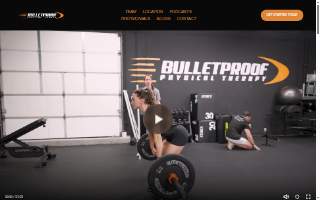 Bulletproof Physical Therapy website