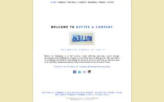 Butter & Company website