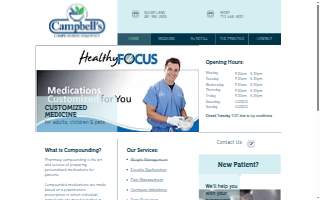 Campbell's Compounding Pharmacy website
