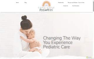Concierge Pediatrics of Houston website