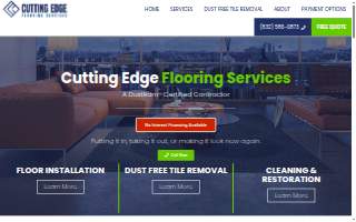 Cutting Edge Flooring Services website
