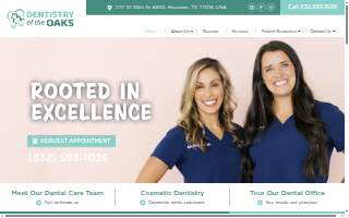 Dentistry Of The Oaks website