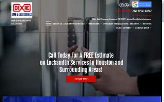 Dixie Safe & Lock website
