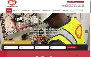 DM Electrical and Construction LLC website
