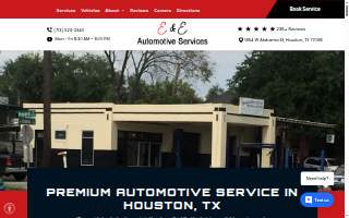E and E Automotive Services website