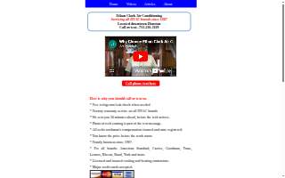 Ethan Clark Air Conditioning website