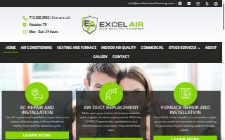 Excel Air website